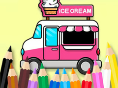 Peli Coloring Book: Ice Cream Car
