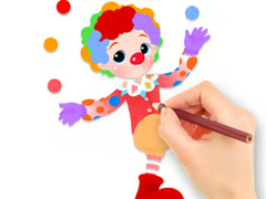 Peli Coloring Book: Funny Clown