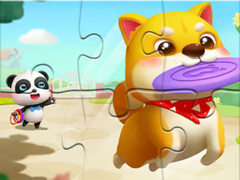 Peli Jigsaw Puzzle: Little Panda Play With Pet
