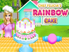 Peli Chef Felicia`s Rainbow Cake