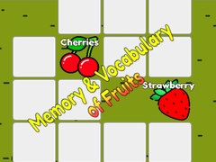 Peli Memory & Vocabulary of Fruits