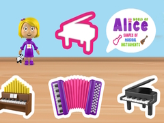 Peli World of Alice Shapes of Musical Instruments
