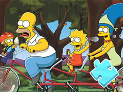 Peli Jigsaw Puzzle: Simpson Family Riding