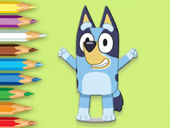Peli Coloring Book: Happy Bluey