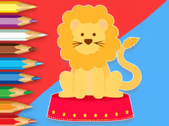 Peli Coloring Book: Circus-Lion