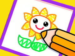 Peli Toddler Drawing: Beautiful Flower