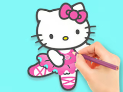 Peli Coloring Book: Hello Kitty Dancing