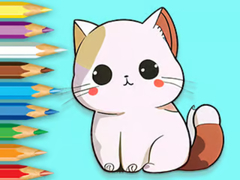 Peli Coloring Book: Cute Kitten