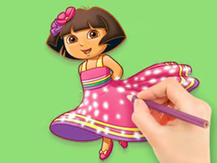 Peli Coloring Book: Dora Prepare Party