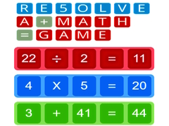 Peli RE5OLVE a+math=game