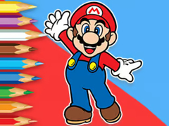 Peli Coloring Book: Mario Happy Skating