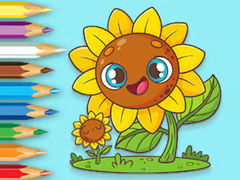 Peli Coloring Book: Sunflowers