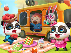Peli Jigsaw Puzzle: Little Panda Picnic