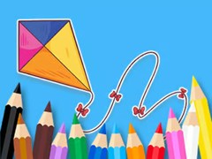 Peli Coloring Book: Bowknot Kite