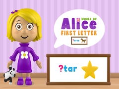 Peli World of Alice First Letter