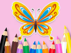 Peli Coloring Book: Beautiful Butterfly