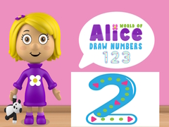Peli World of Alice Draw Numbers