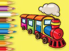 Peli Coloring Book: Running Train