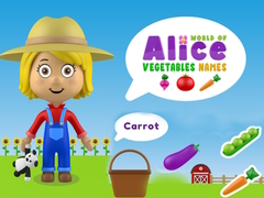 Peli World of Alice Vegetables Names