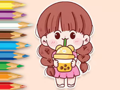 Peli Coloring Book: Lovely Girl