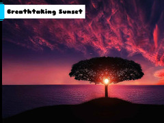 Peli Breathtaking Sunset 