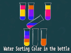 Peli Water Sorting Color in the bottle