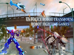 Peli US Police Robot Transform: Robot  fighting games