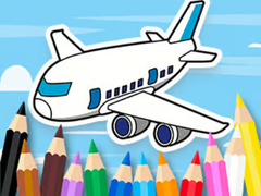 Peli Coloring Book: Flying Airplane