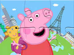 Peli Jigsaw Puzzle: Peppa Travel Around