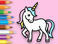 Peli Coloring Book: Happy Unicorn