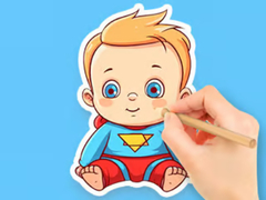 Peli Coloring Book: Cute Super Baby