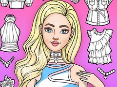Peli Girl Coloring Dress Up Games