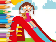 Peli Coloring Book: Playing Slide