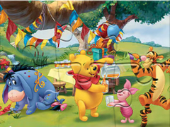 Peli Jigsaw Puzzle: Winnie The Pooh Party