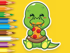 Peli Coloring Book: Hungry Dinosaurs