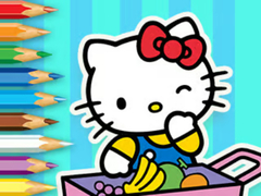Peli Coloring Book: Hello Kitty Market
