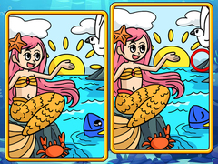 Peli Mermaids Spot The Differences