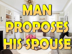 Peli Man Proposes His Spouse