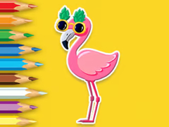 Peli Coloring Book: Flamingo