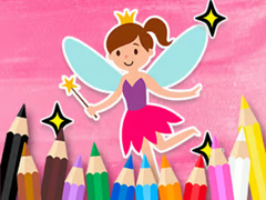 Peli Coloring Book: Little Pretty Fairy
