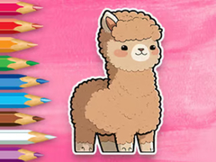 Peli Coloring Book: Cute Alpaca