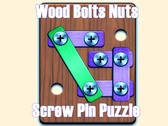 Peli Wood Bolts Nuts Screw Pin Puzzle