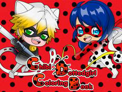 Peli Chibi Dotted Girl Coloring Book