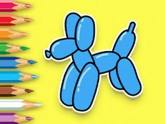 Peli Coloring Book: Balloon Puppy