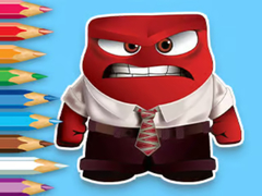 Peli Coloring Book: Inside Out Angry