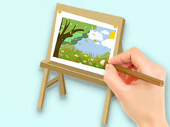 Peli Coloring Book: Paysage Drawing Board