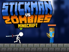 Peli Stickman vs Zombies Minecraft