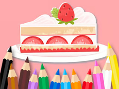 Peli Coloring Book: Strawberry Cake