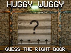 Peli Huggy Wuggy Guess the right door