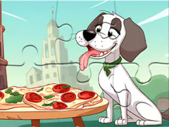 Peli Jigsaw Puzzle: Dog Eating Pizza